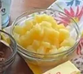 Mix 2 cups of canned pineapple chunks with THIS for an unexpected 24-minute dessert (delicious!)