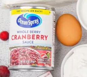Mix a 15-oz can of cranberry sauce with these for one of the easiest & prettiest desserts to adorn your Christmas table
