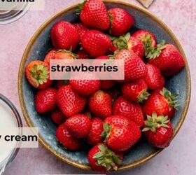 Mix 2 lb of frozen strawberries with THIS for a stunning dessert everyone will drool over